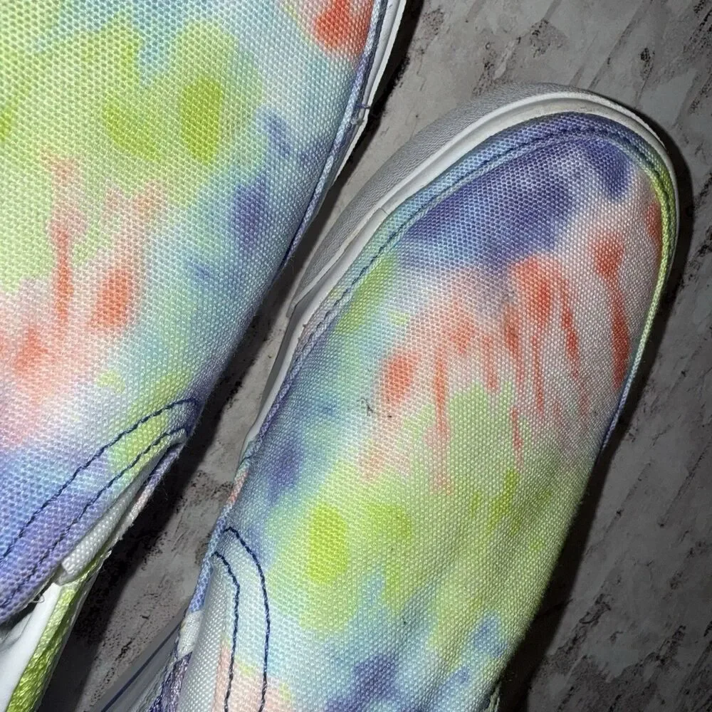 Women Nike Court Legacy Slip-on Shoes 6.5 Multicolor Tie Dye CZ1752-900